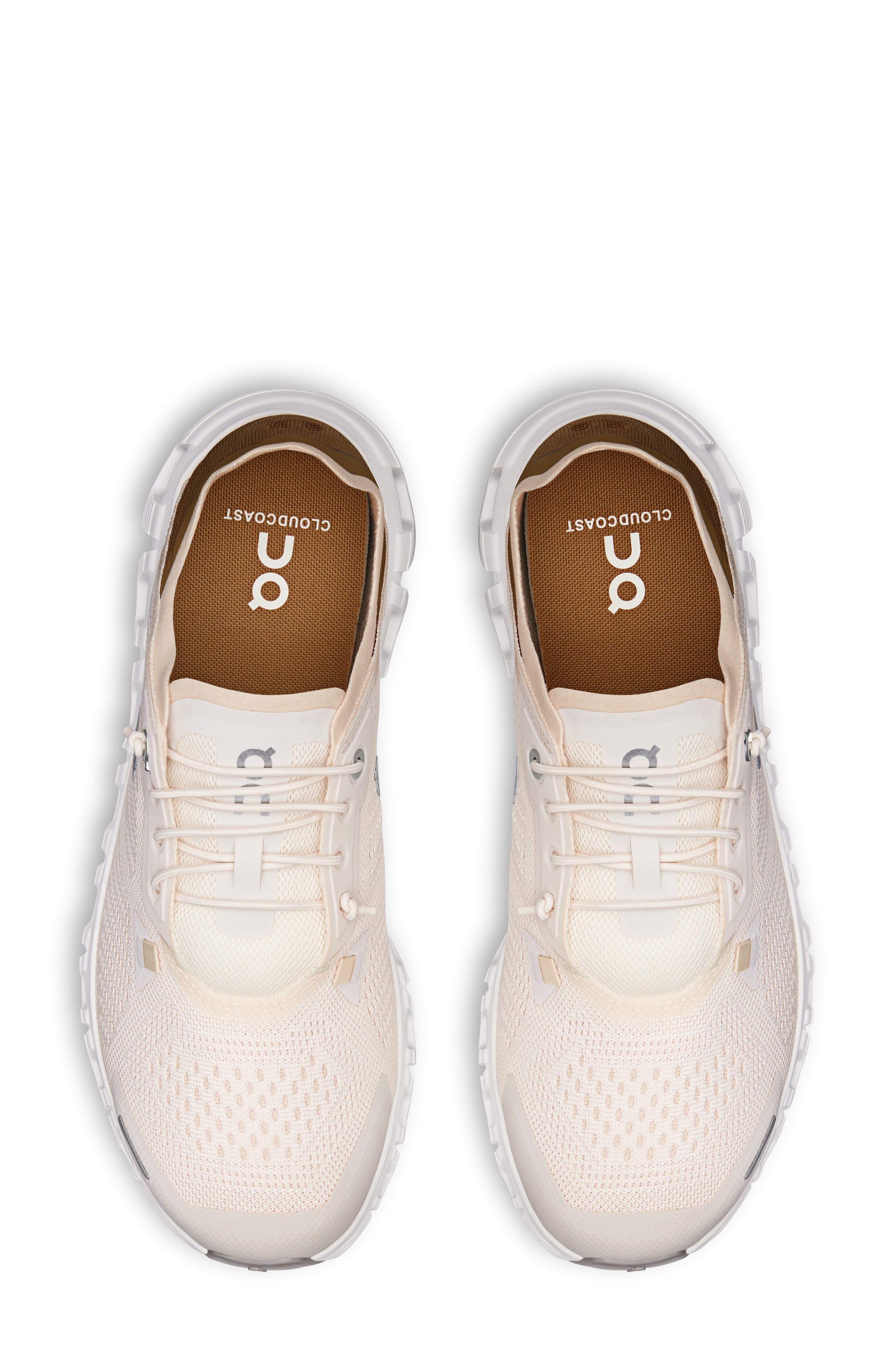 Cloud 6 Coast Sneaker, Alternate, color, GARDENIA/ SPHINX
