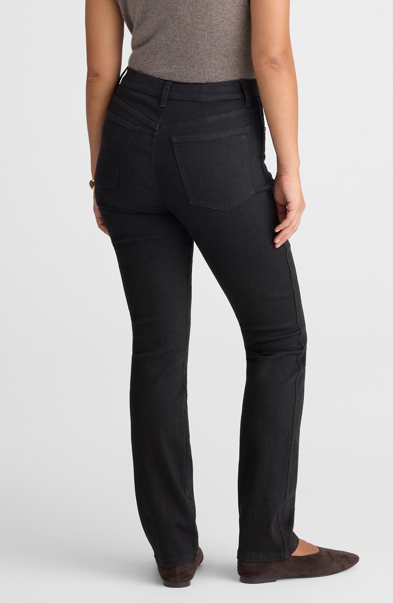 Madewell The Pencil High Waist Jeans, Alternate, color, Black Frost