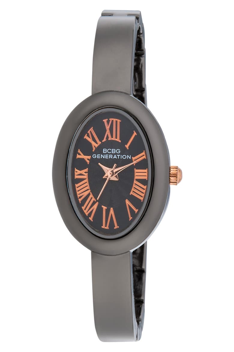 Luna 2 Bracelet Watch, Main, color, BLACK