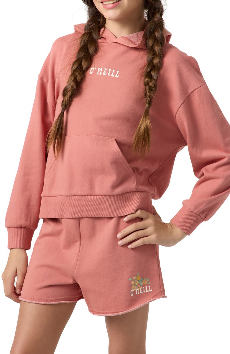 O'Neill Kids' Asher Graphic Hoodie, Alternate, color, Desert Sand