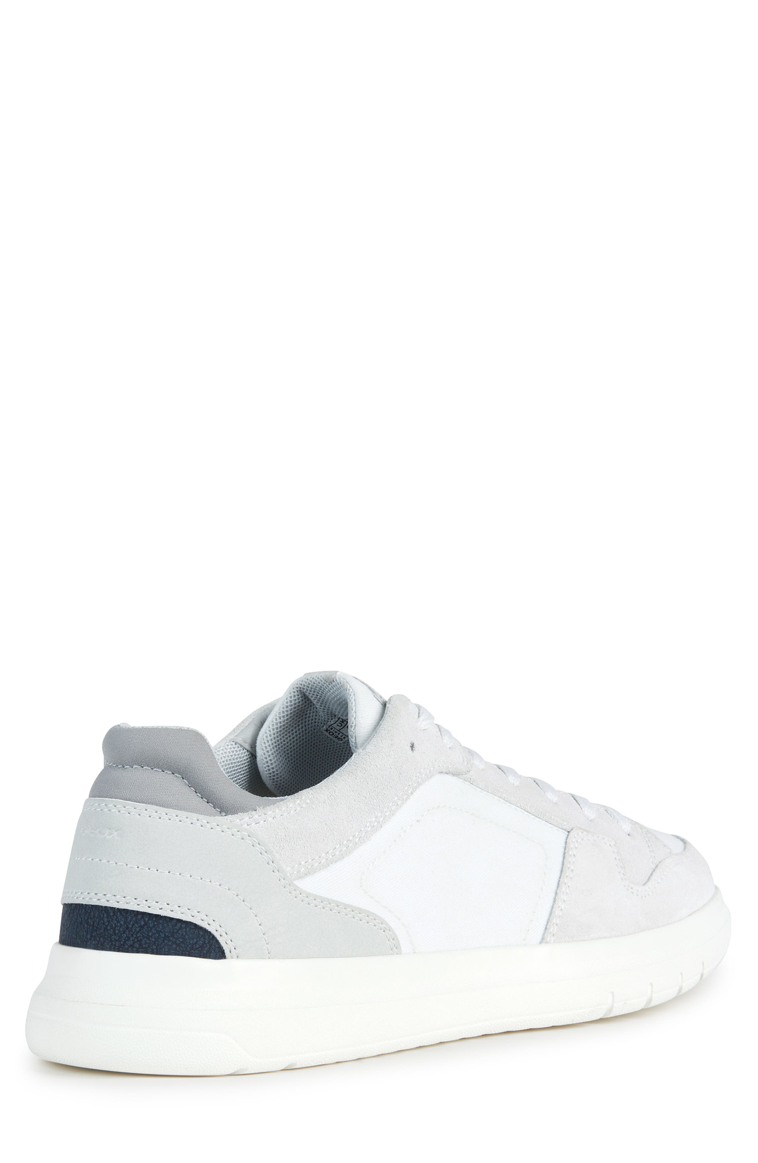 Geox Merediano Water Resistant Sneaker, Alternate, color, Off White/ White