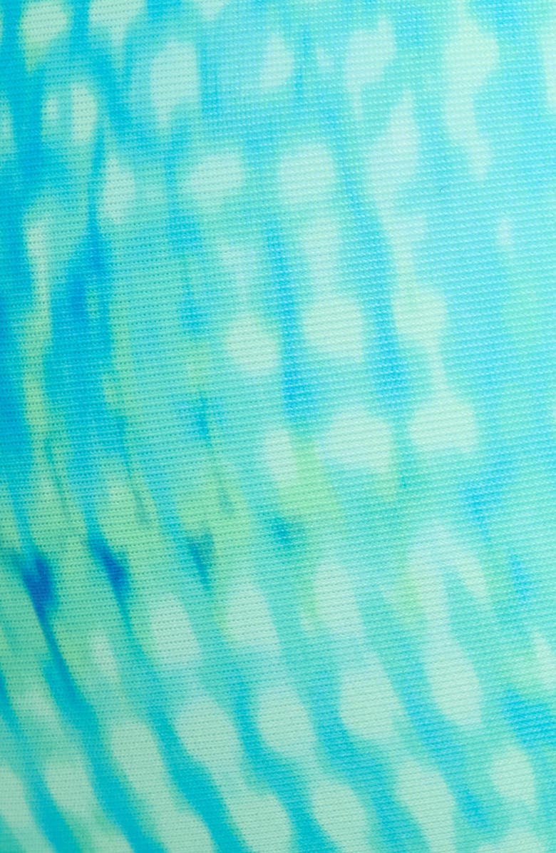 Kulani Kinis Ring Lace Stitch Halter Bikini Top, Alternate, color, Summer Seas