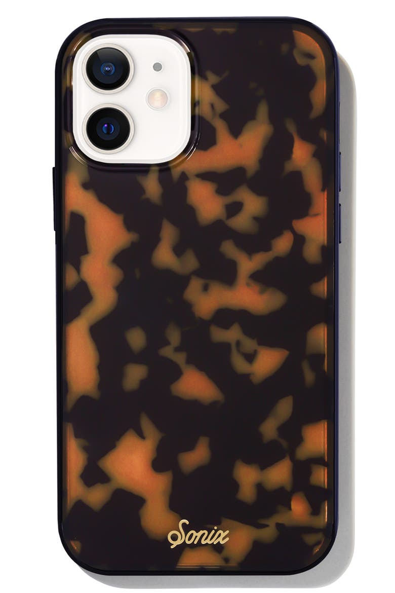 Magsafe® Compatible Tortoise Pattern iPhone 12/12 Pro &12 Pro Max Case, Alternate, color, BROWN