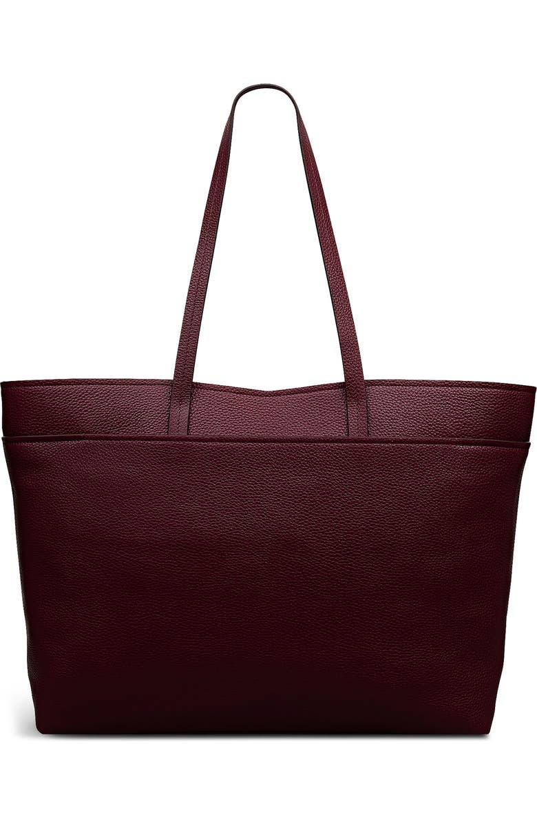Radley Maldon Mews Large Leather Zip Top Tote, Alternate, color, Dark Cherry
