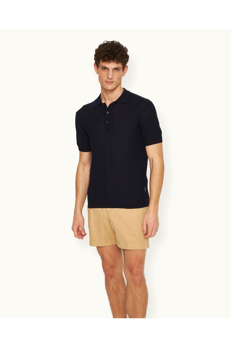 Maranon Piqué Classic-Fit Polo Shirt, Main, color, Night Iris