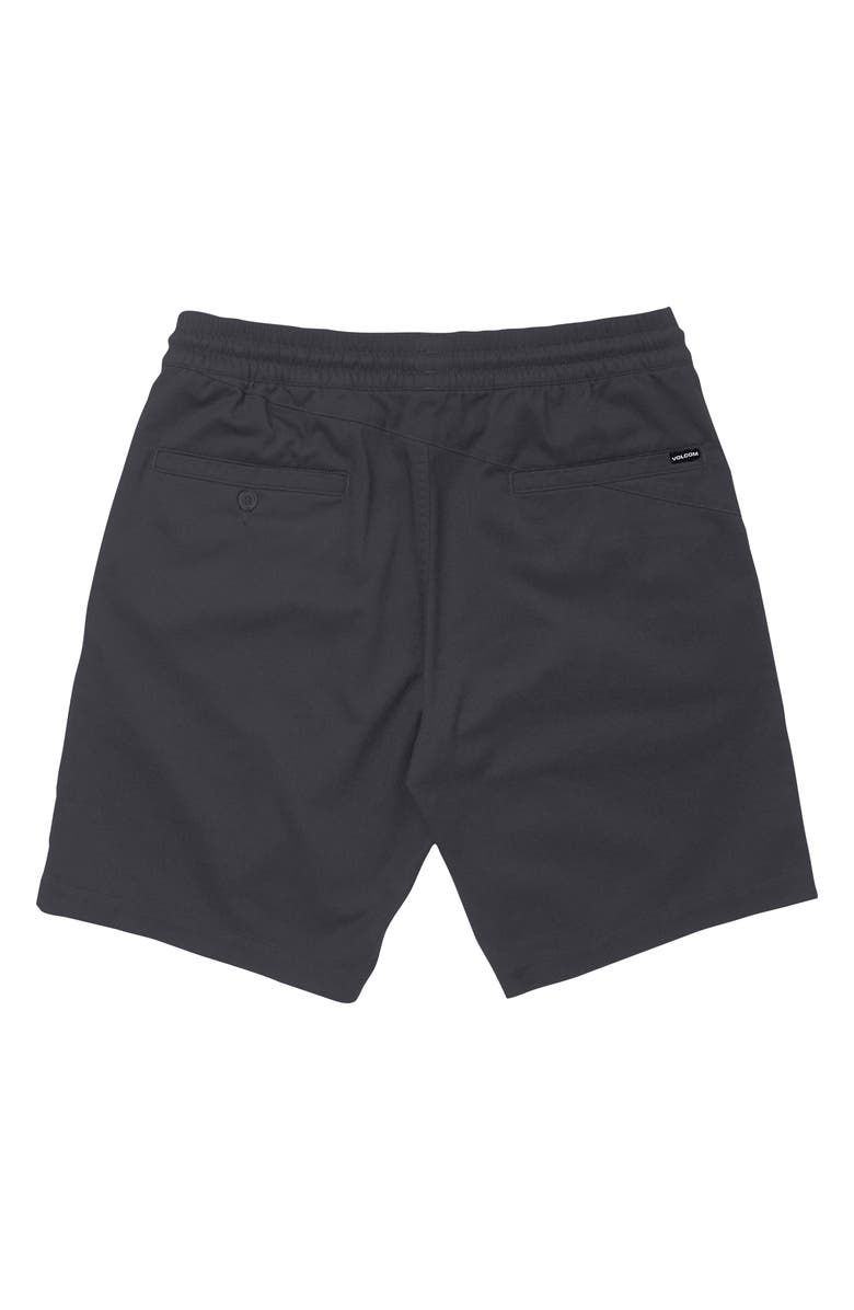Volcom Frickin' Drawstring Waist Shorts, Alternate, color, Charcoal