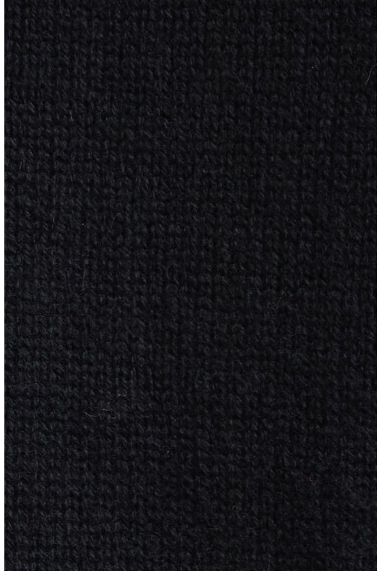 Mari Wool & Cashmere V-Neck Sweater, Alternate, color, BLACK