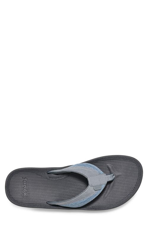 Sanuk Cosmic Seas Water Friendly Flip Flop In Blue