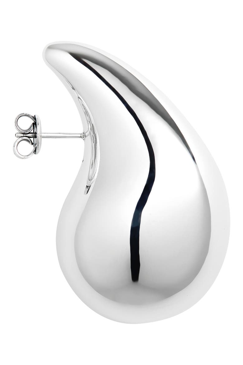 Drop Sterling Silver Stud Earrings, Alternate, color, 8117 SILVER