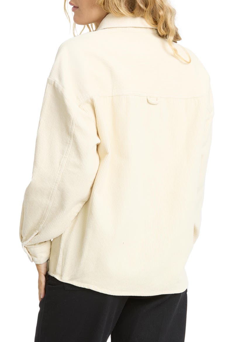 Cozy Up Corduroy Shirt, Alternate, color, WHITE CAP