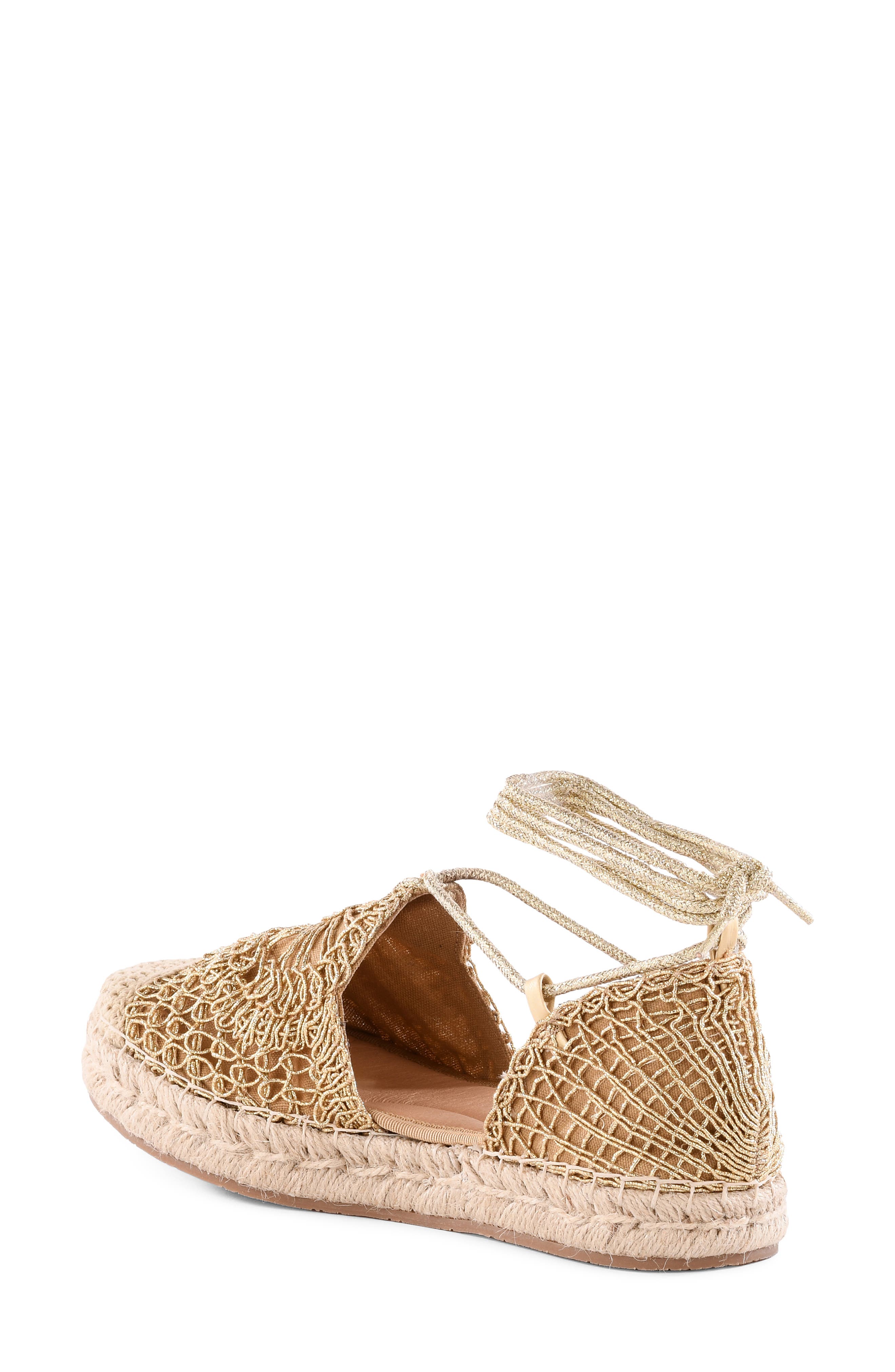 Seychelles Serendipity Espadrille Sandal, Alternate, color, Gold