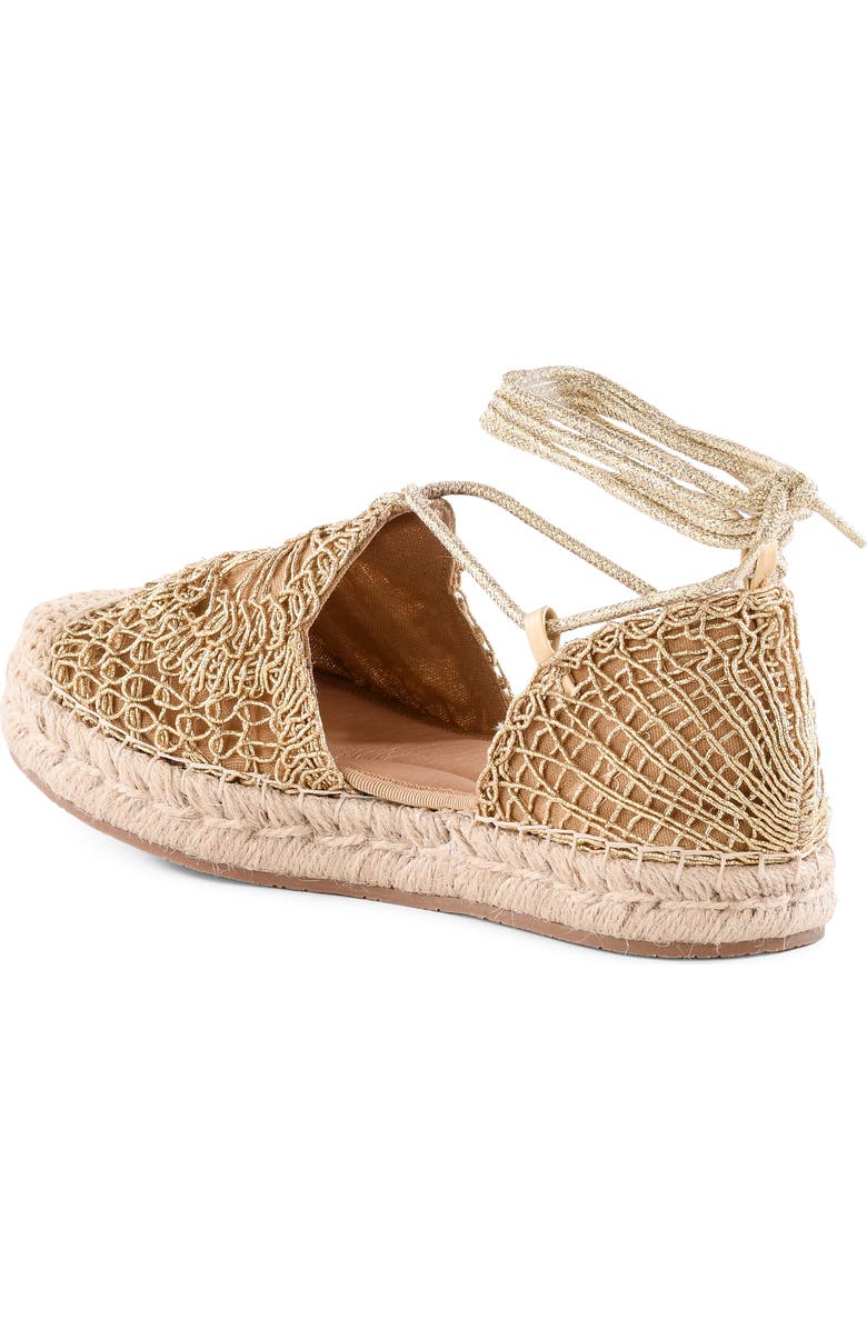 Seychelles Serendipity Espadrille Sandal, Alternate, color, Gold