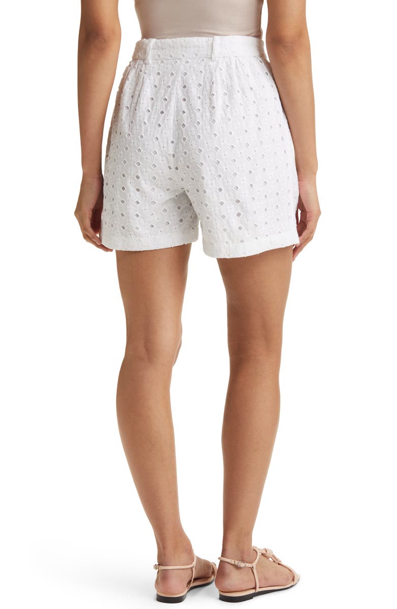 Nordstrom Matching Family Moments Eyelet Tie Waist Shorts, Alternate, color,