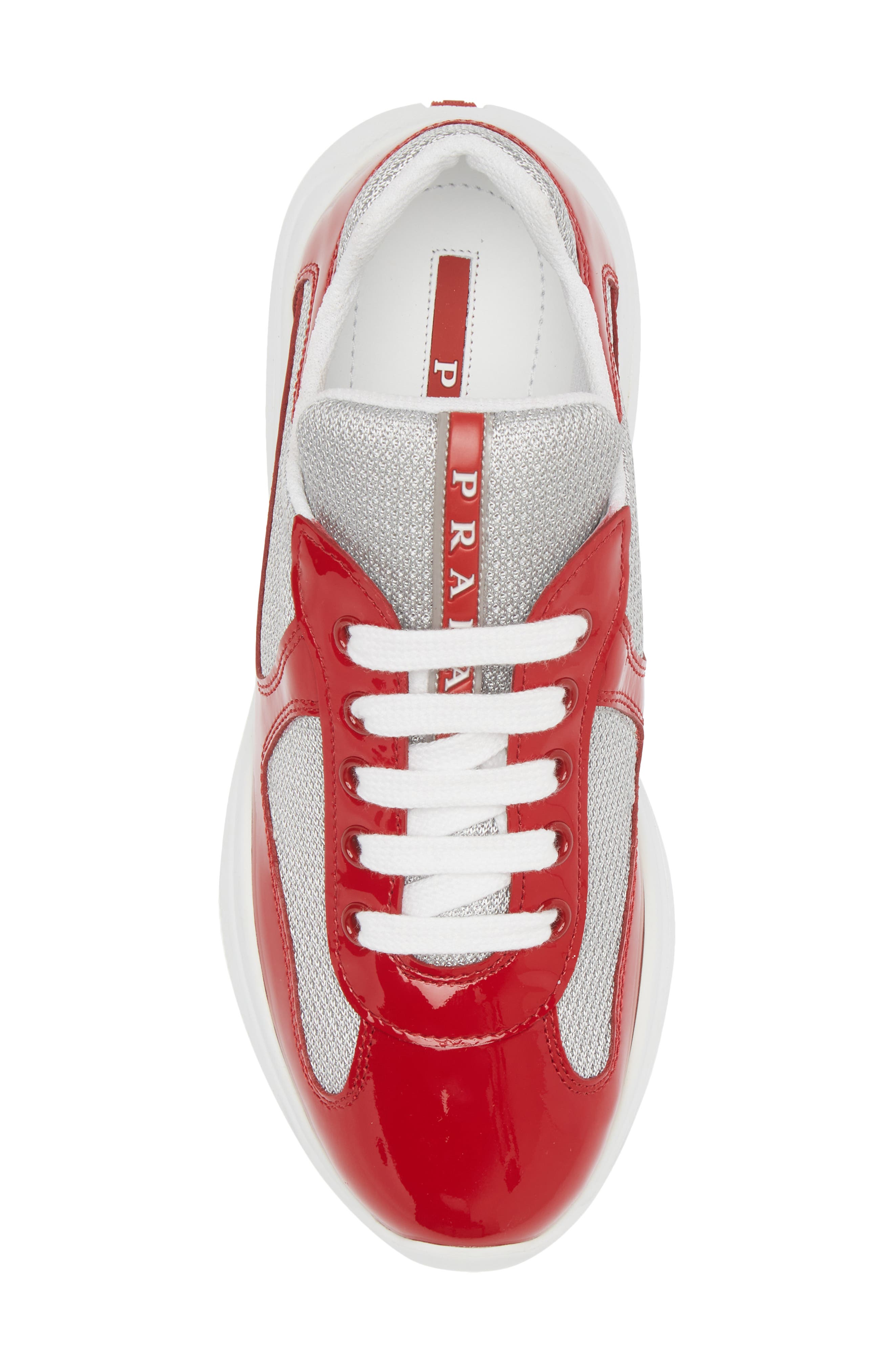 America's Cup Sneaker, Alternate, color, RED
