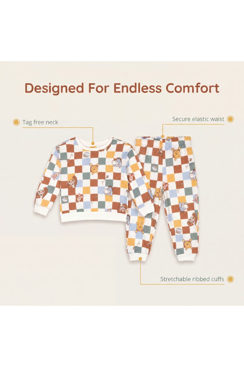 Winnie The Pooh Fleece 2-piece Sweatshirt And Pants Set, Alternate, color, Tusk Multicolor
