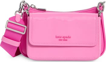 Kate Spade New York double up patent leather crossbody bag