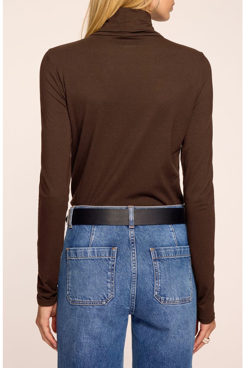 Thea Turtleneck Top, Alternate, color, HERITAGE BROWN