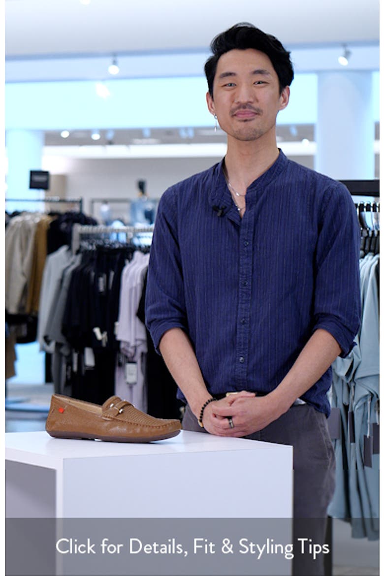 Bryant Park Leather Weave Driver Loafer video