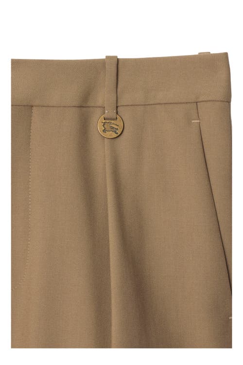 Burberry Wool Tailored Shorts In Puddle