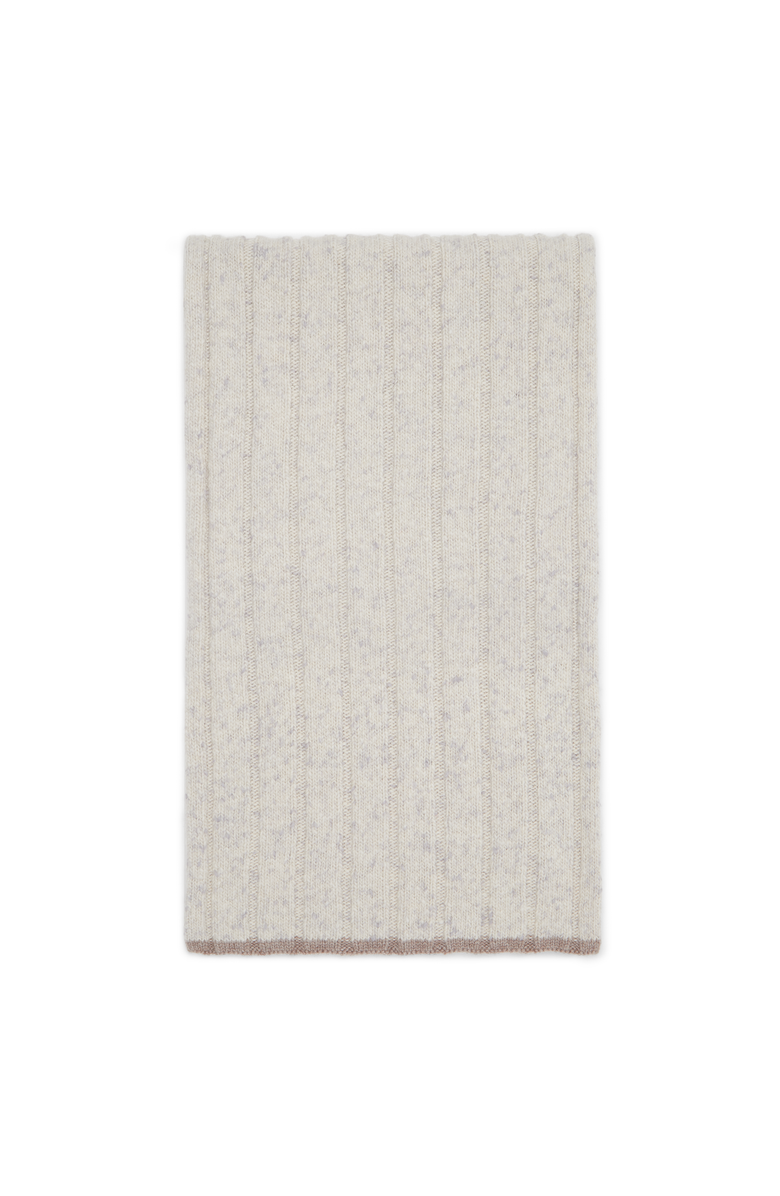Brunello Cucinelli Cashmere knit scarf, Main, color, Pearl