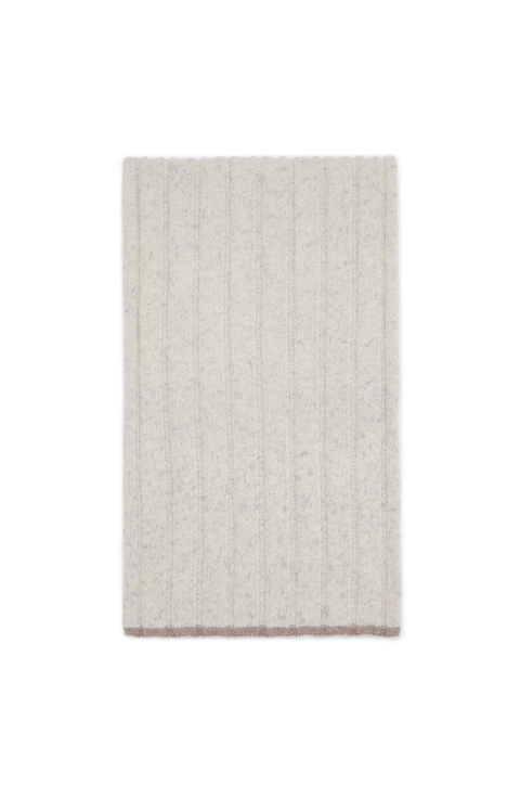 Cashmere knit scarf