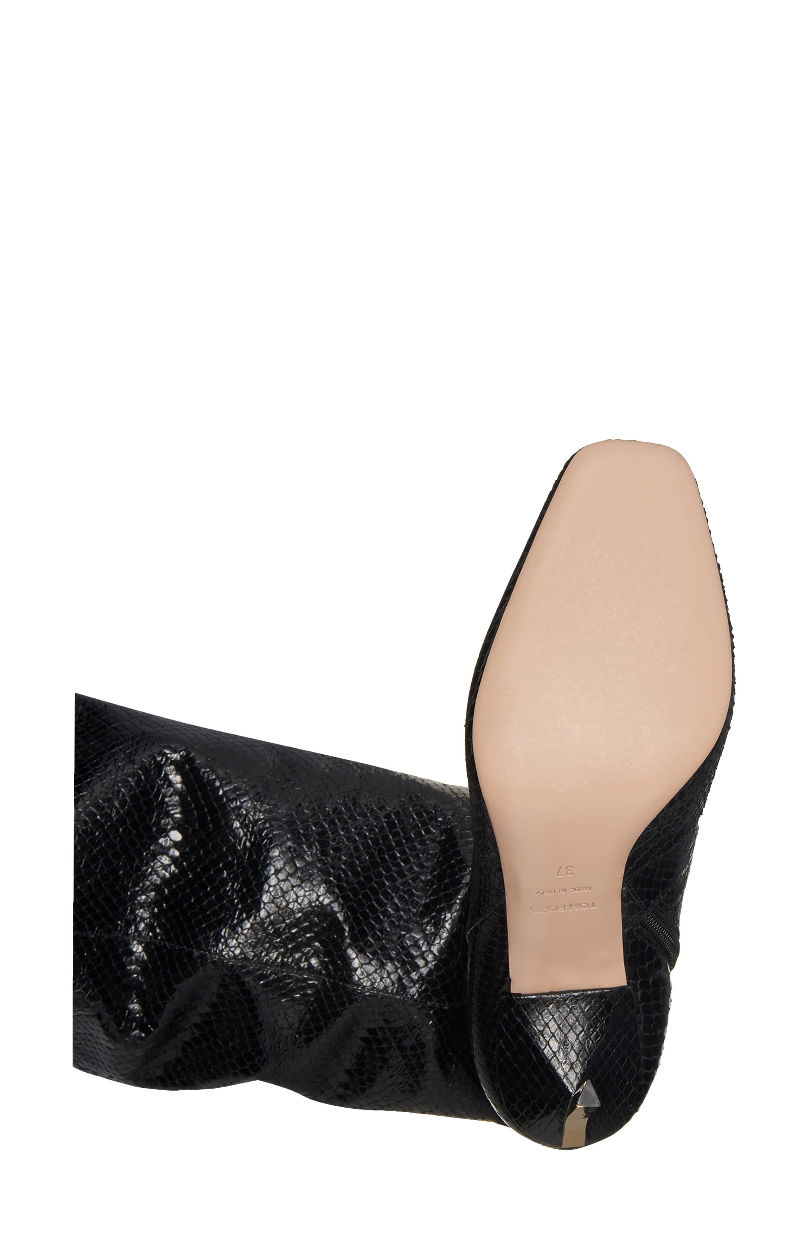 Carine Over The Knee Boot, Alternate, color, BLACK