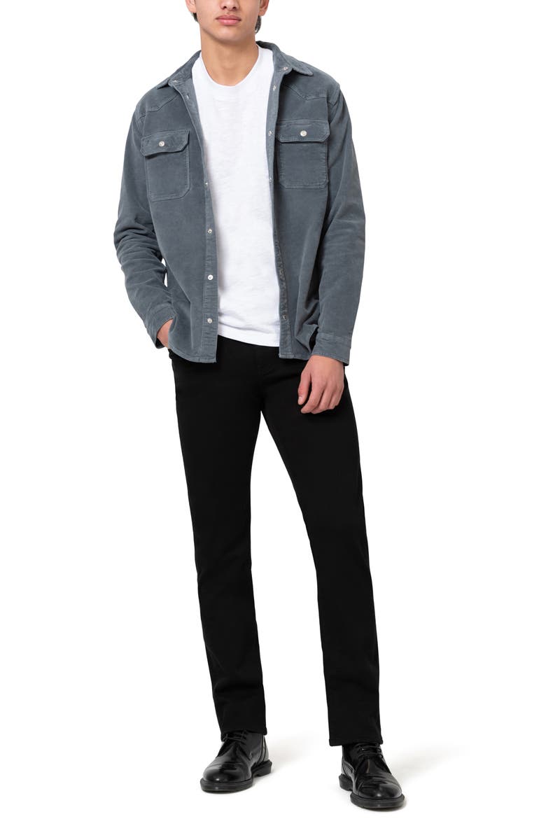 Zach Straight Leg Jeans, Alternate, color, BLACK FEATHER BLUE
