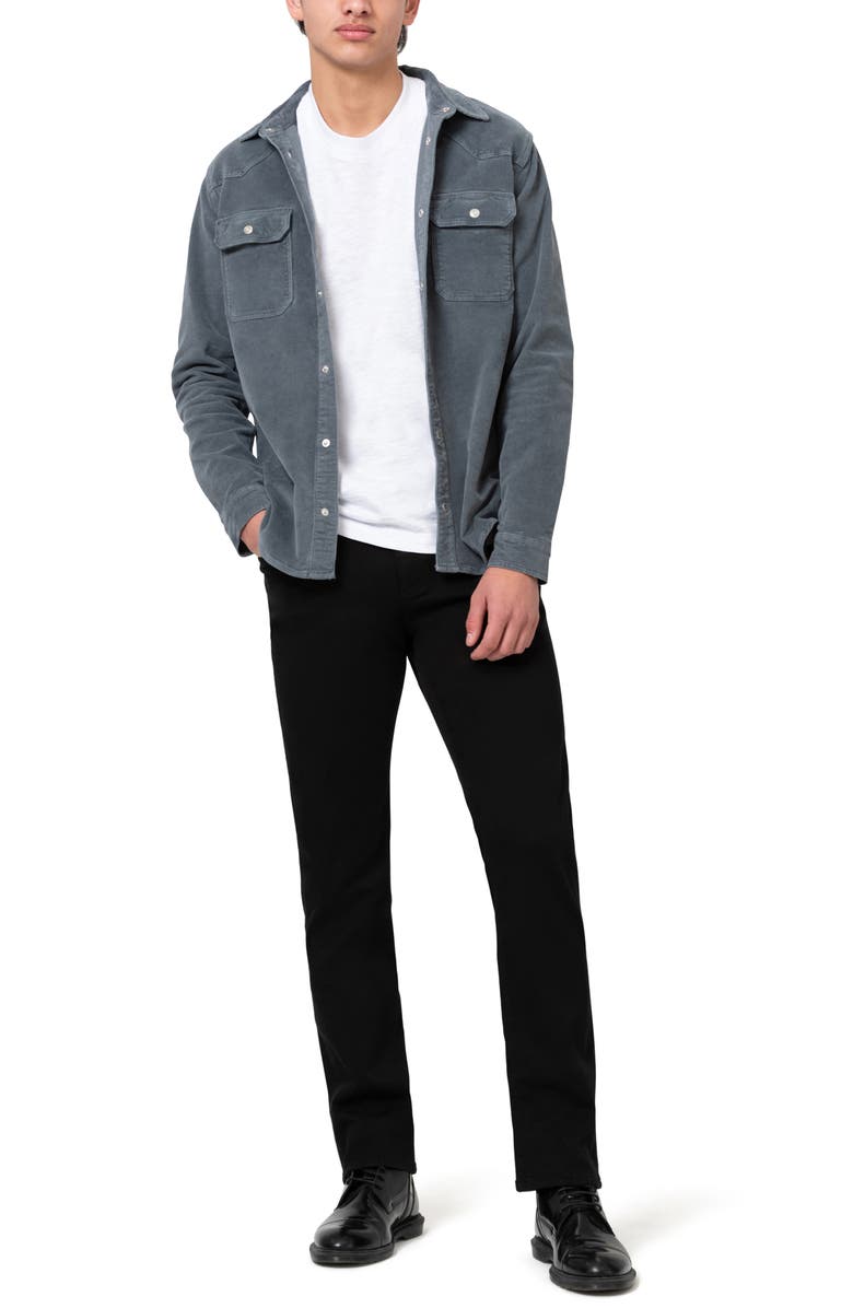 Mavi Jeans Zach Straight Leg Jeans, Alternate, color, Black Feather Blue