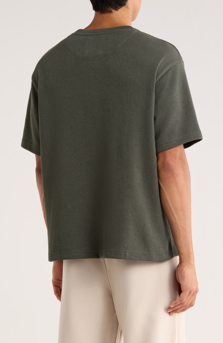 DENIM AND FLOWER Heavyweight T-Shirt, Alternate, color, Hunter Green