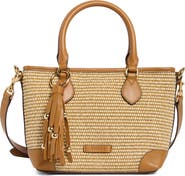 AIMEE Ibiza Raffia Mini Tote Handbag