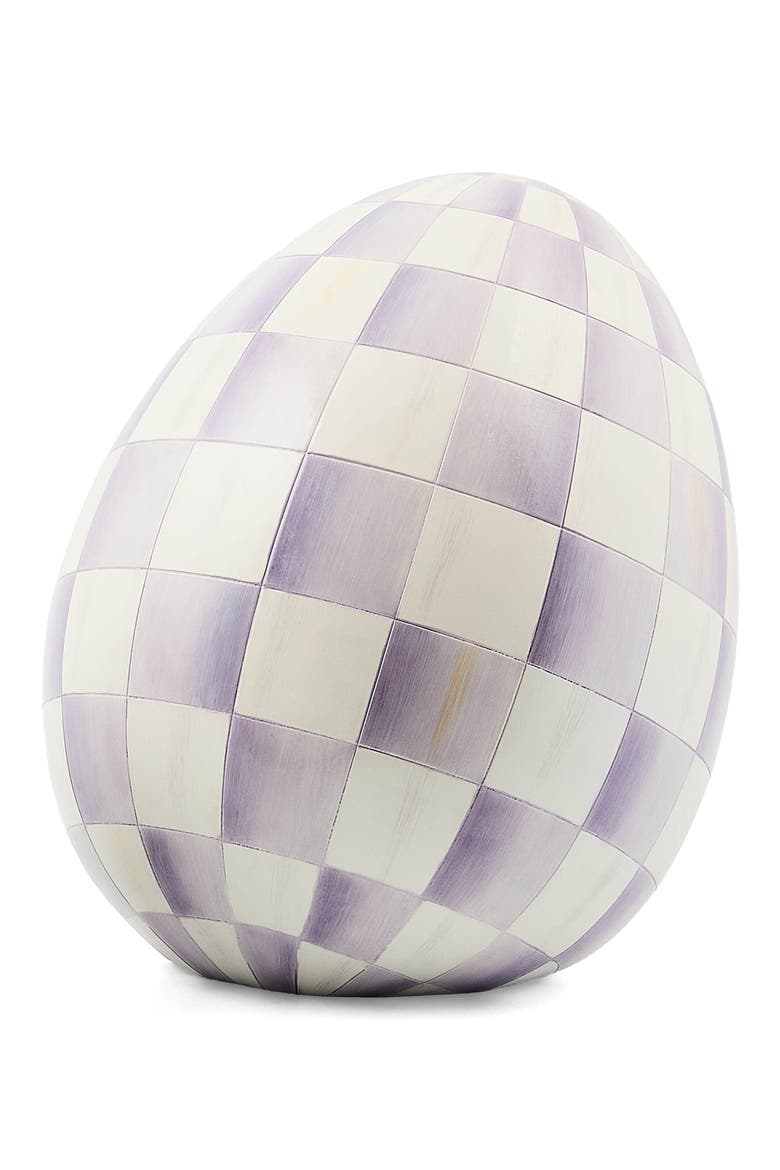 Violet Check Small Egg, Main, color, PURPLE