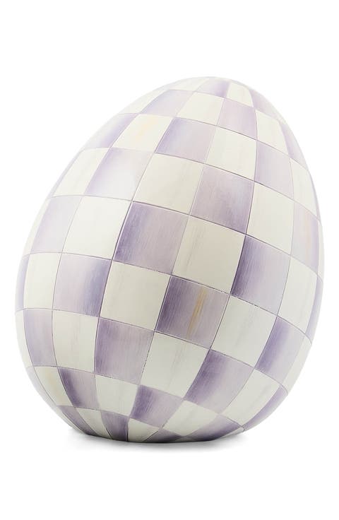 Violet Check Small Egg