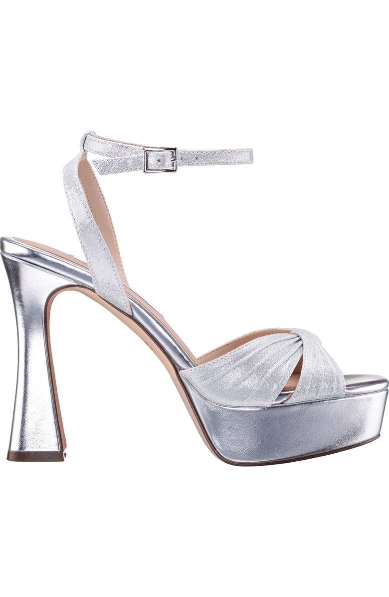 Nina Angie Ankle Strap Platform Sandal, Alternate, color,