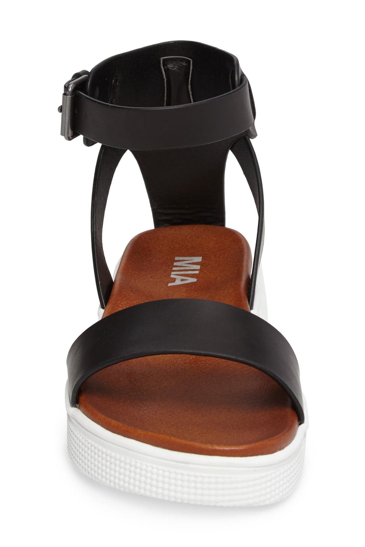 MIA Ellen Platform Sandal, Alternate, color, Black