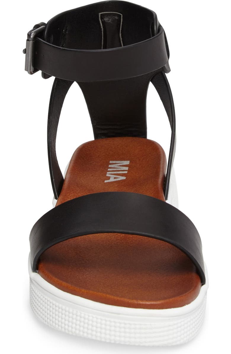 MIA Ellen Platform Sandal, Alternate, color, Black