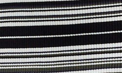 Shop Madewell Nora Stripe Henley Rib Knit Midi Dress In Ivory Multi Stripe