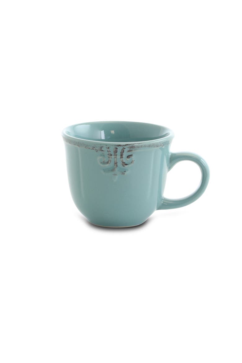 Fleur De Lys 20-Piece Dinnerware Set, Alternate, color, Blue