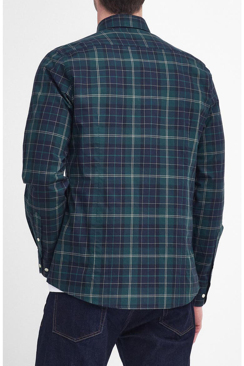 Wetheram Tailored Fit Button-Down Shirt, Alternate, color, GREEN LOCH