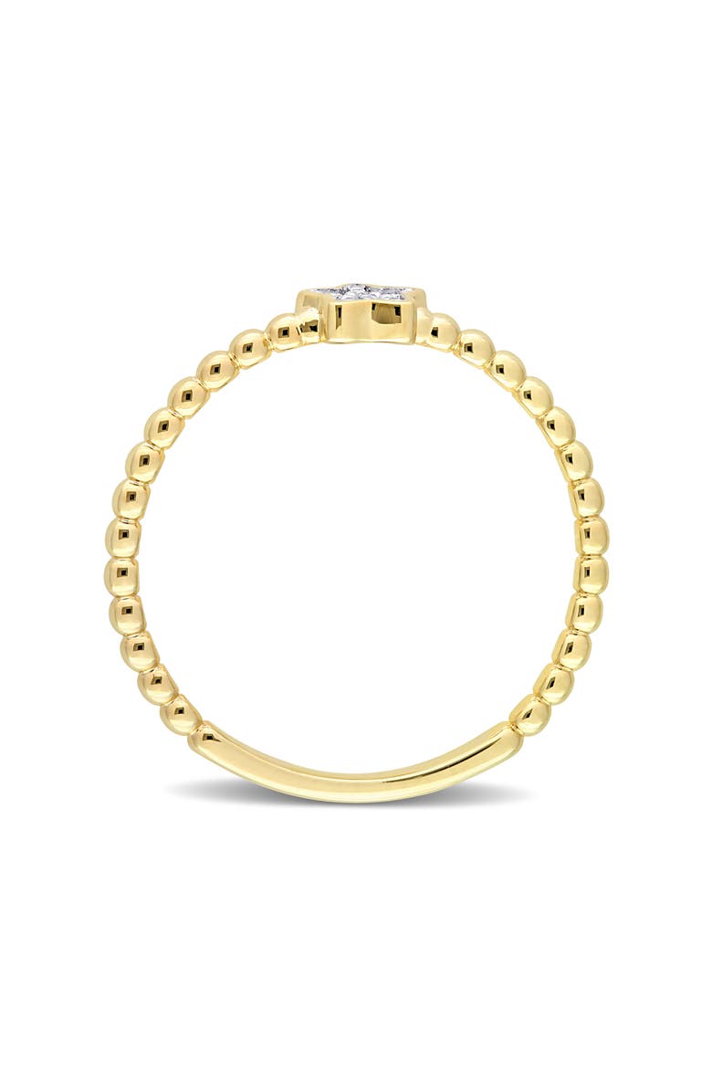 DELMAR Diamond Accent Star Ring - 0.04ct., Alternate, color, 