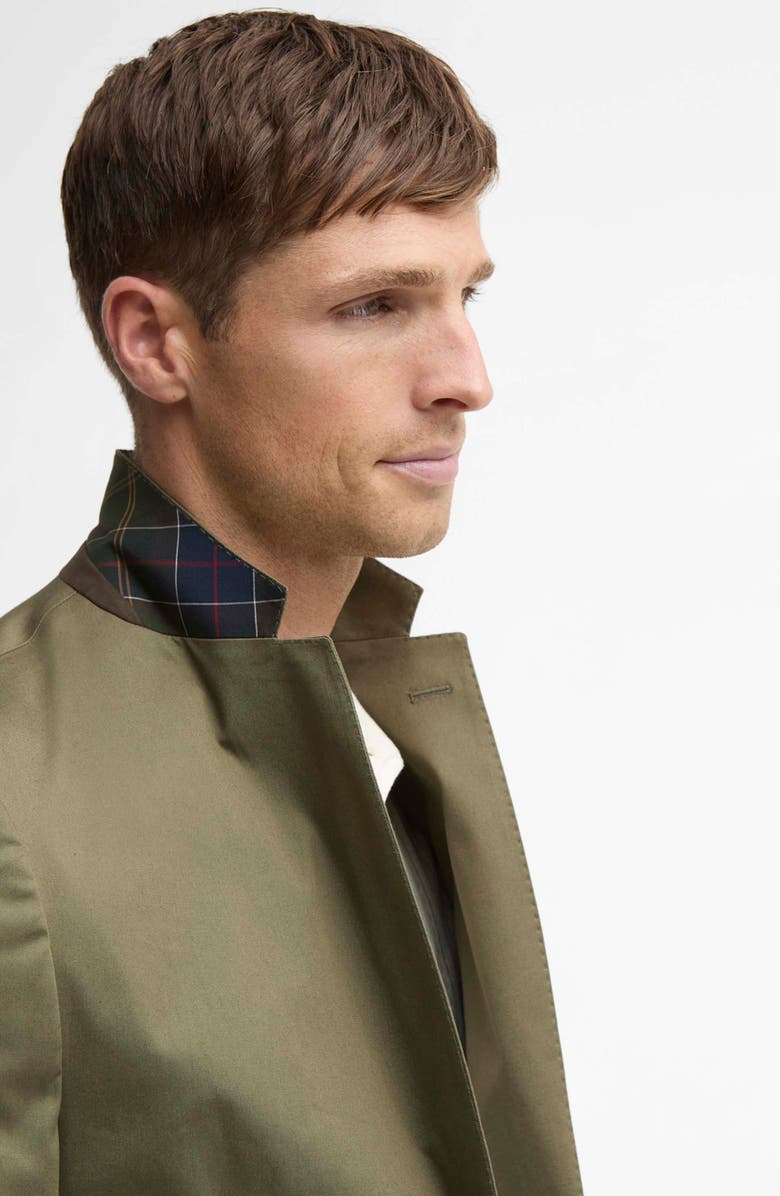 Barbour Bellamy Tailored Fit Stretch Cotton Blazer, Alternate, color, Olive
