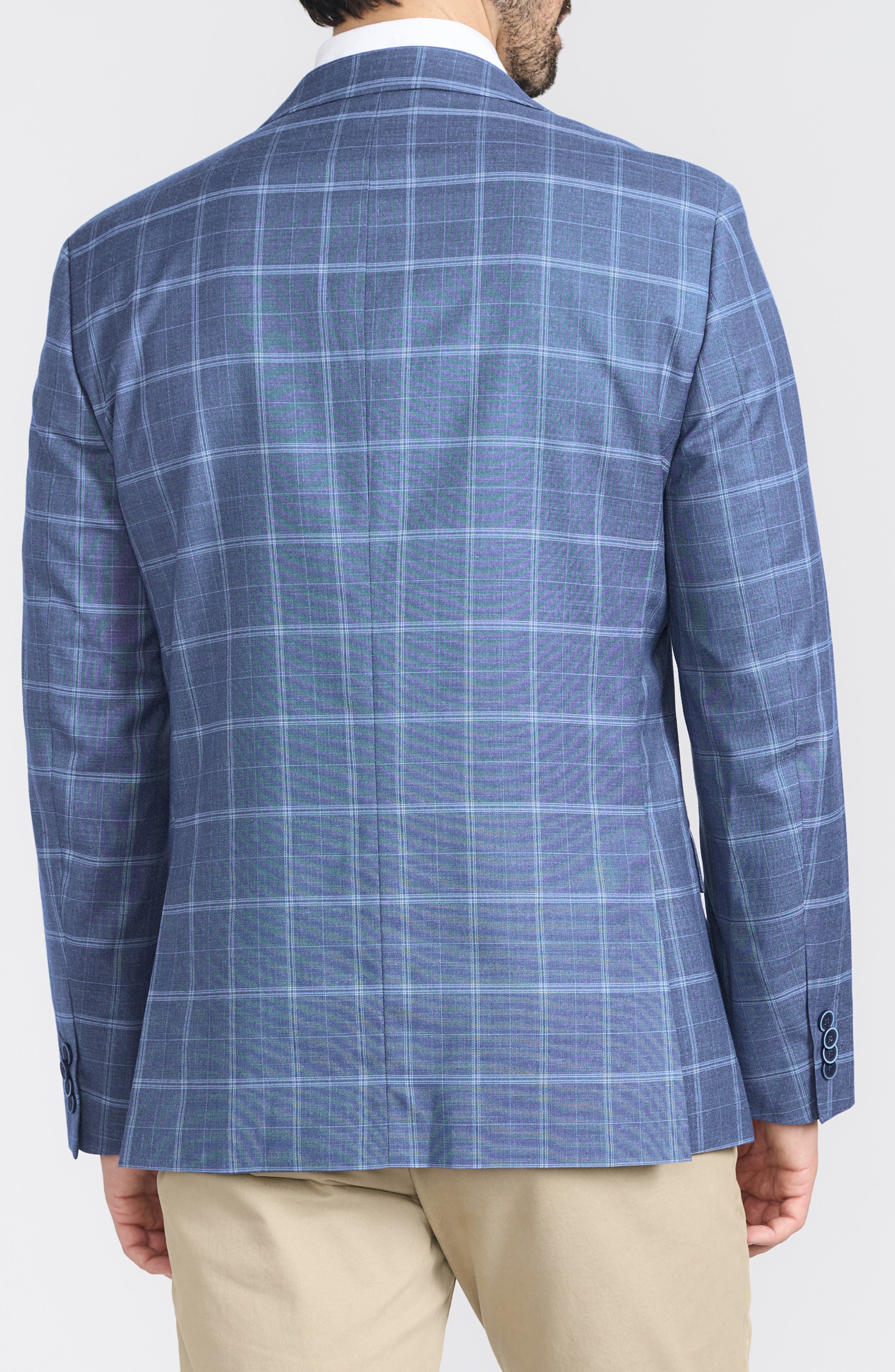 Mayfair Plaid Notch Lapel Blazer - image 2