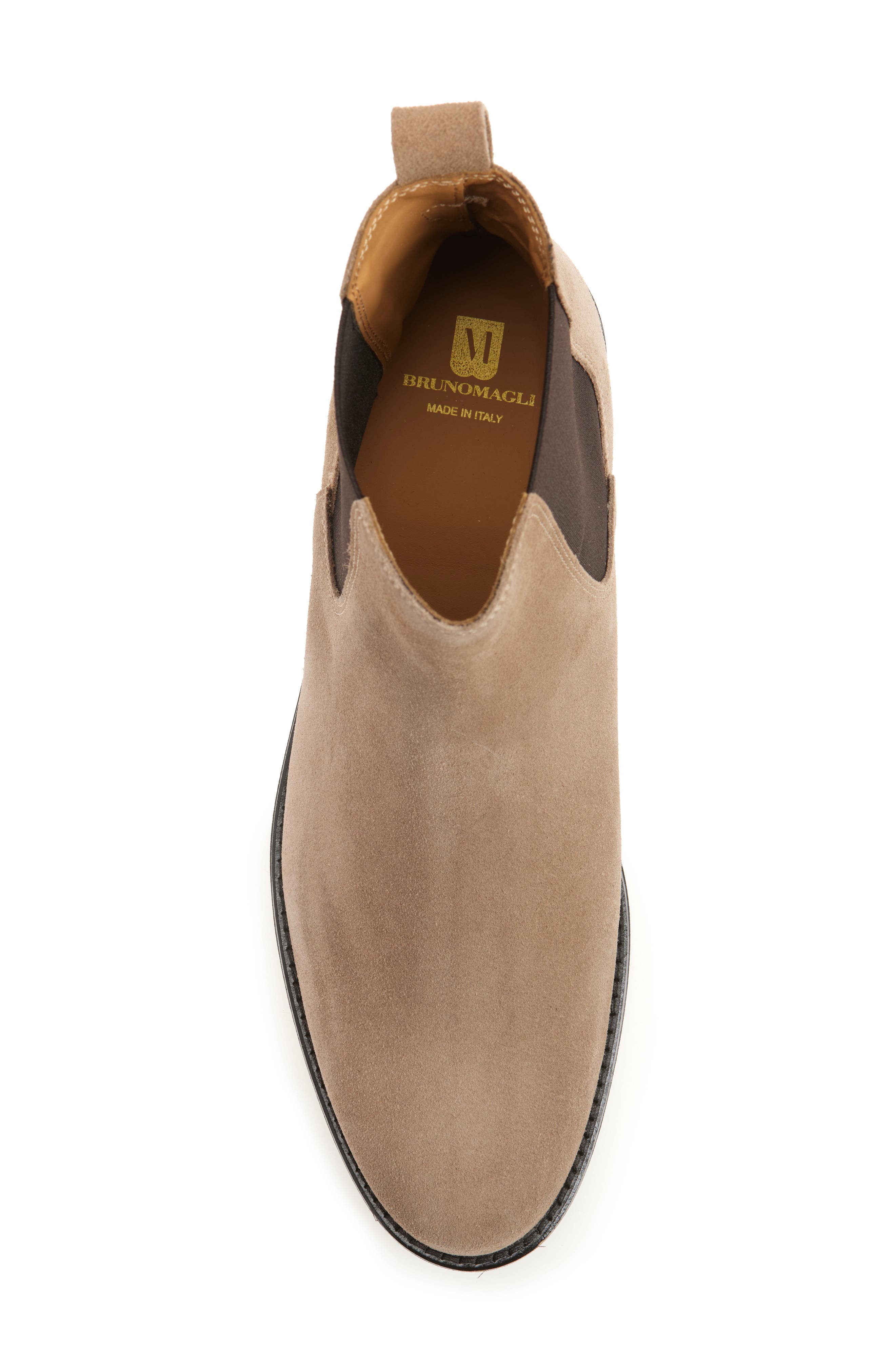 Bruno Magli Maximo Chelsea Boot, Alternate, color, Taupe Suede