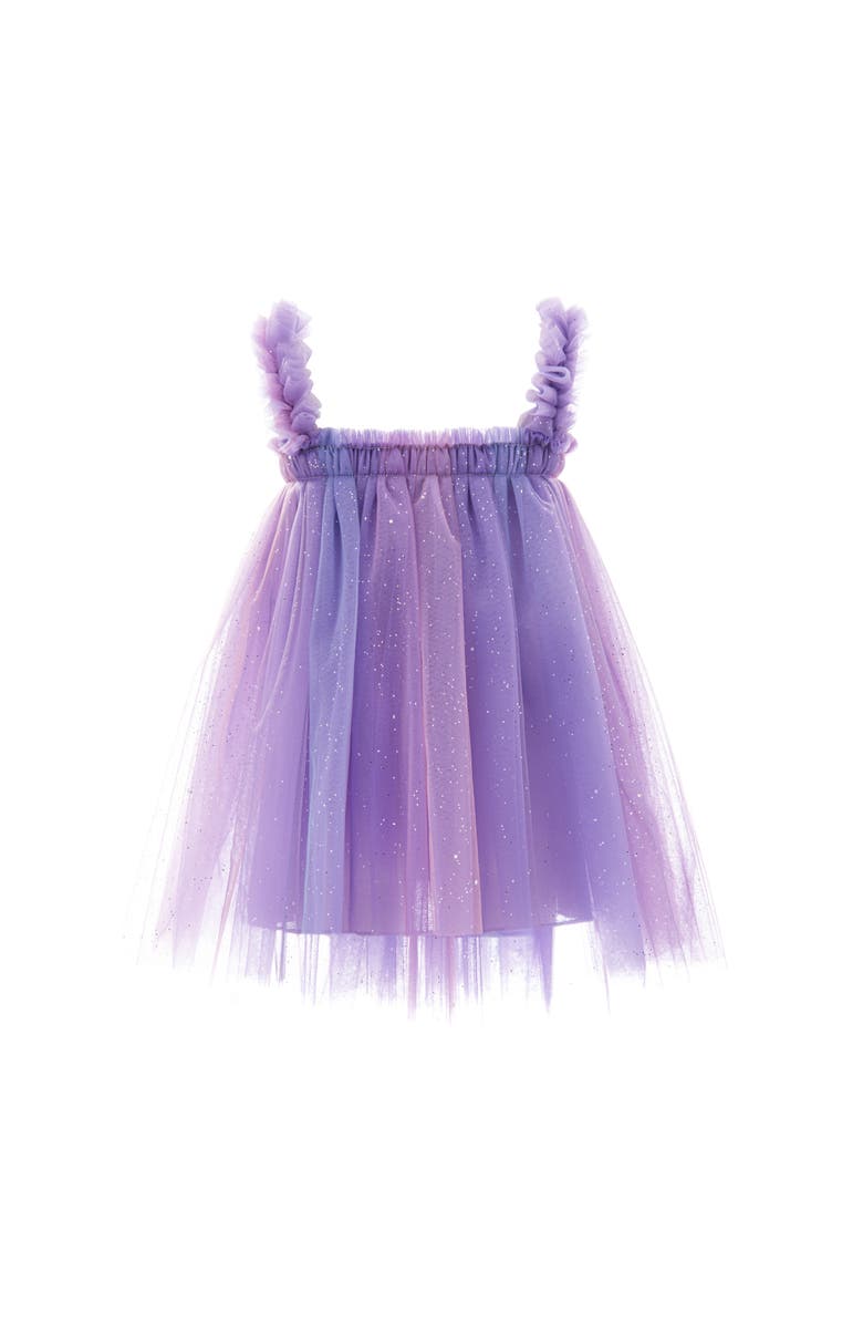 Mimi Tutu Serenya Glitter Tulle Dress, Main, color, Purple