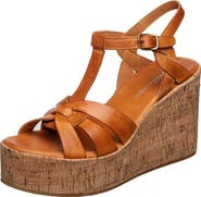 ANTELOPE Abana T-Strap Platform Wedge Sandal