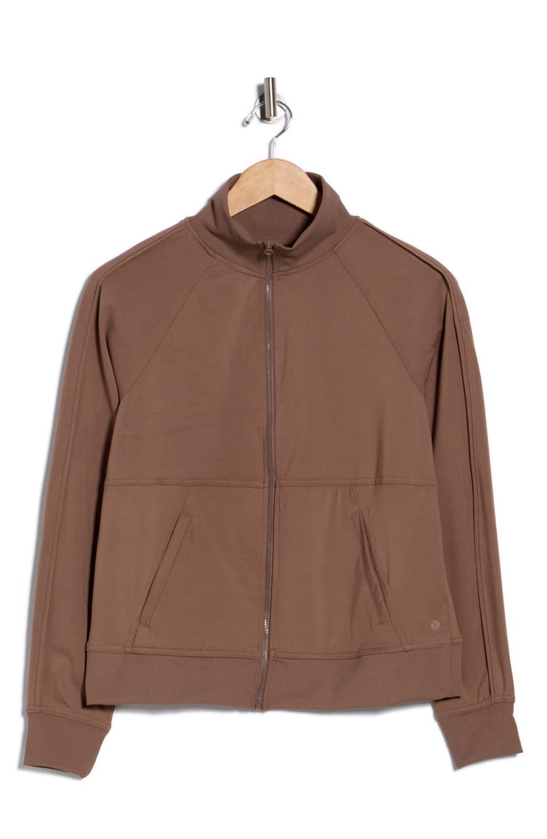 LAYER 8 Perfect Piping Jacket, Alternate, color, Deep Taupe