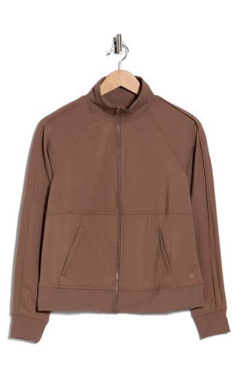 Layer 8 Perfect Piping Jacket In Brown