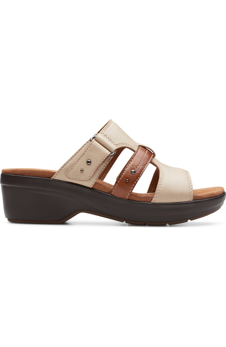 Clarks<sup>®</sup> Tuleah Jane Slide Sandal, Alternate, color, Sand Combi
