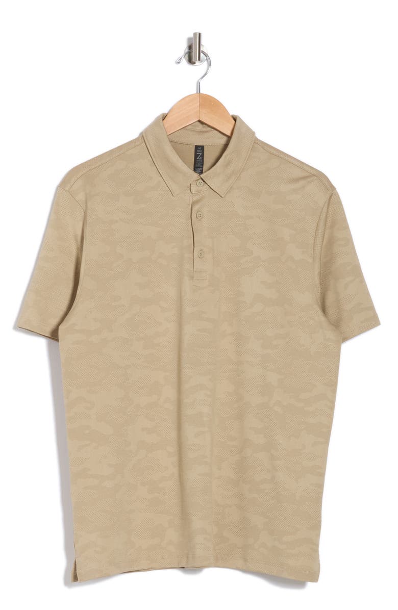 Z by Zella Camo Polo, Alternate, color, Olive Seneca