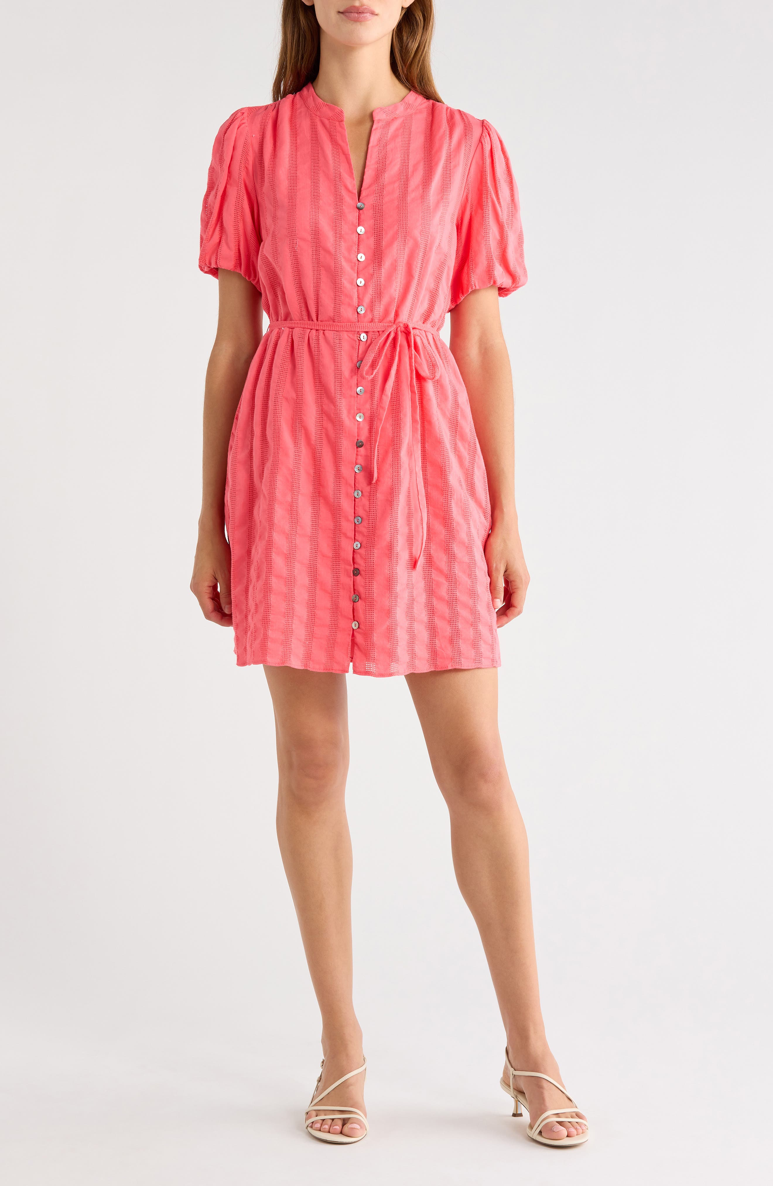 Balloon Sleeve Shirtdress - image 3