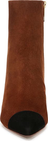 Lisa Pointed Cap Toe Bootie
